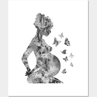 Pregnancy, pregnant woman Posters and Art